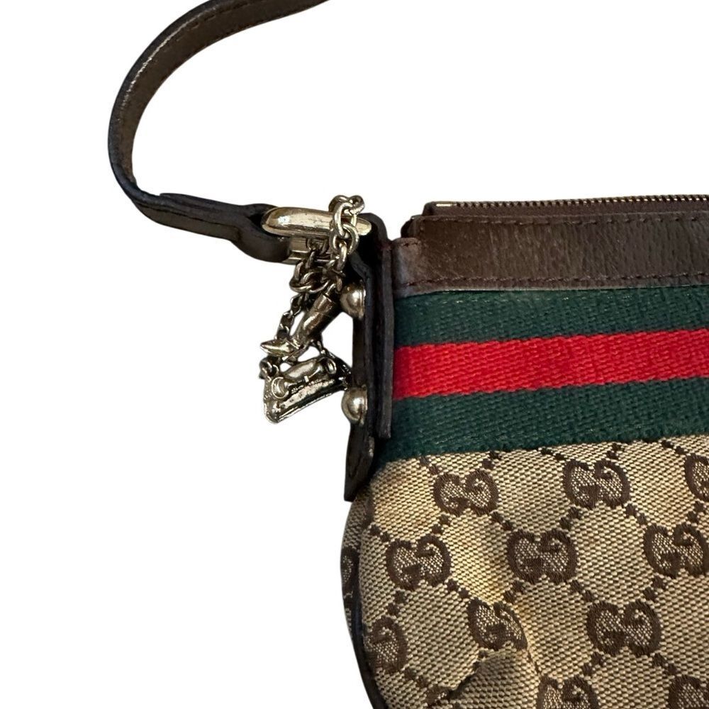 Gucci Beige and Brown mini  Bag with Red and Green Accents - Picture 4 of 13